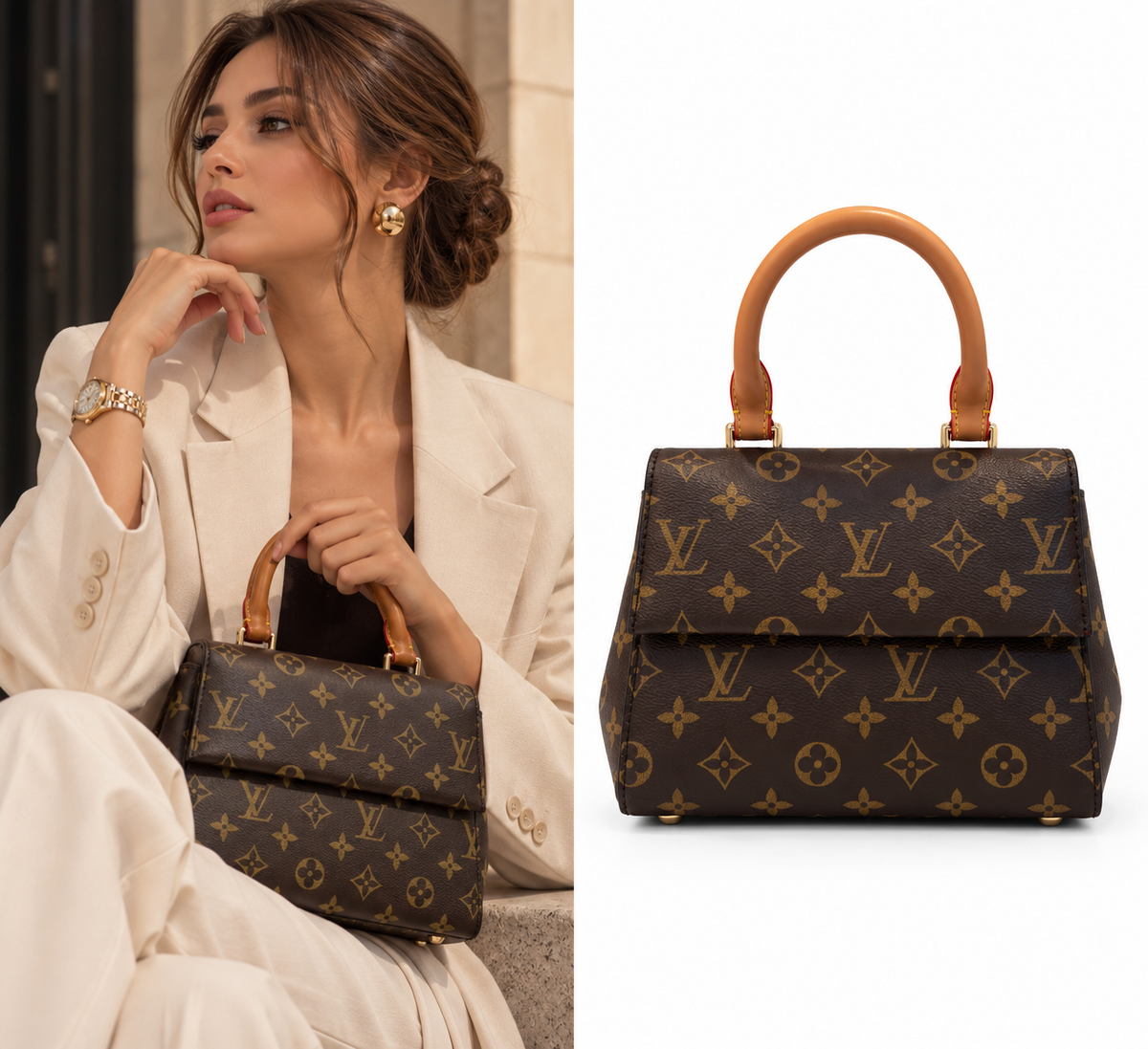 Louis Vuitton Monogram Top Handle Bag