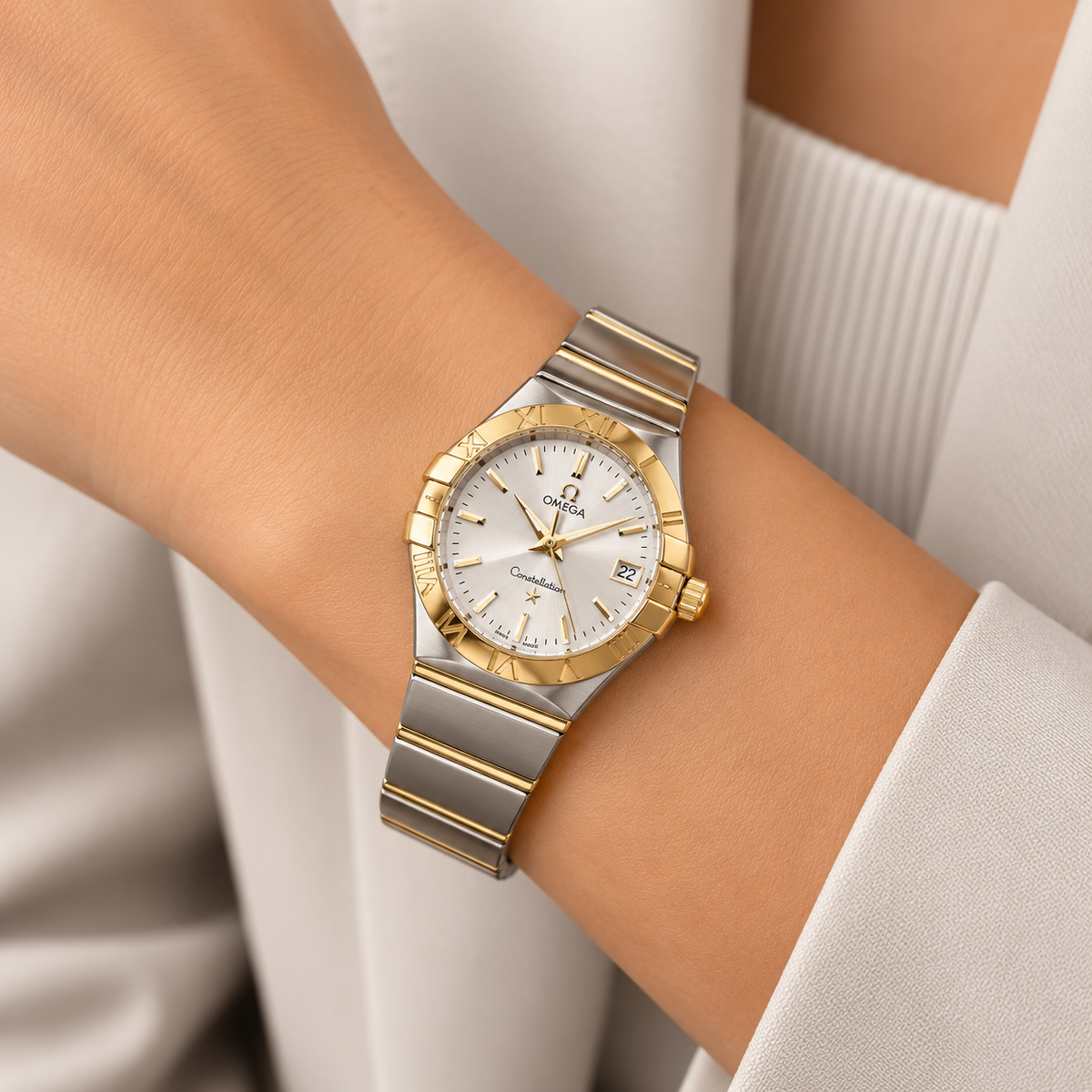 Omega Constellation Two-Tone Watch