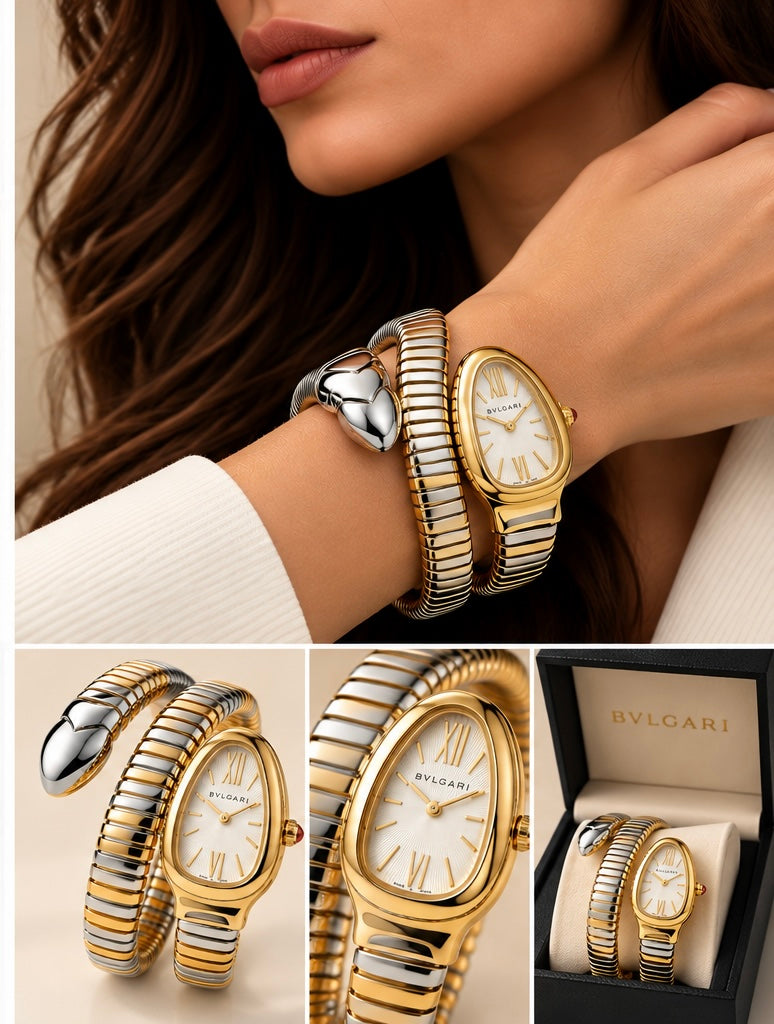 BVLGARI Serpenti Two-Tone Watch