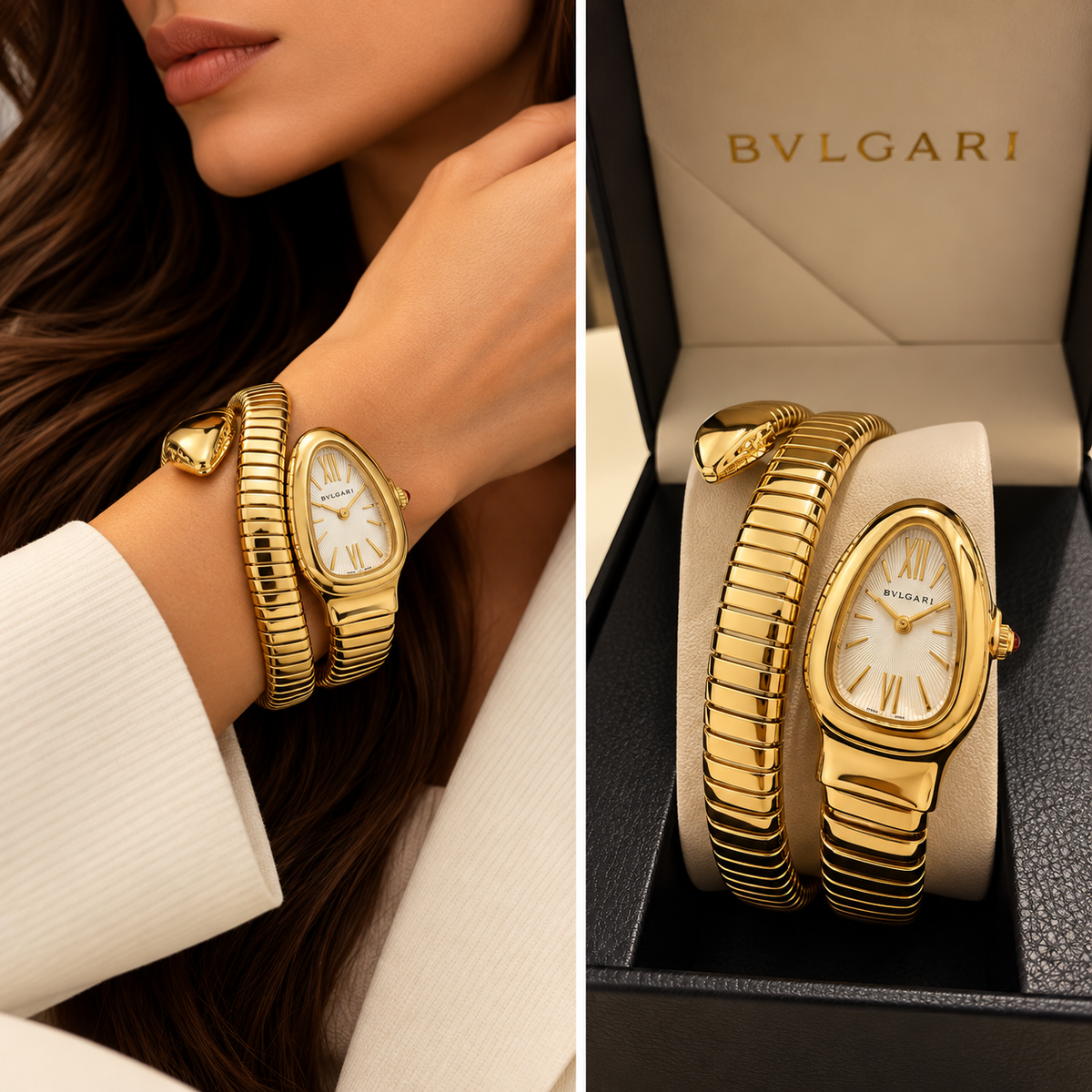 BVLGARI Serpenti Gold Watch